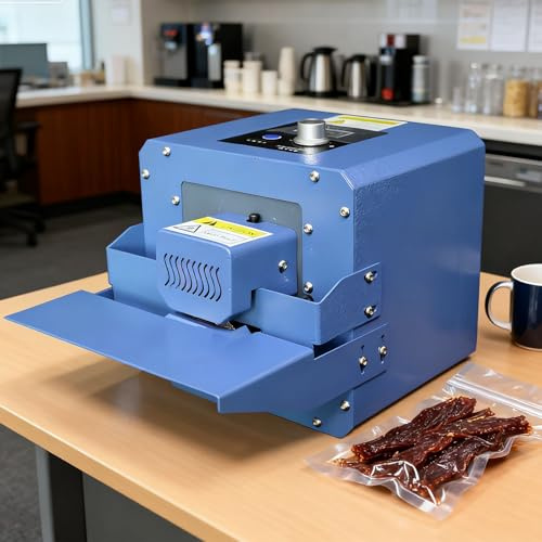 Sigillatrice termica per sacchetti di plastica commerciali, macchina per sigillatura termica automatica, controllo della temperatura della sigillatrice a rullo continuo, per biscotti, piccoli negozi
