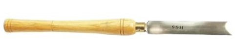 Couteau De Tour En Acier À Grande Vitesse, Outils Tournage for Le Travail Du Bois, Grand Coupe Ovale Biseauté 1 Pièce
