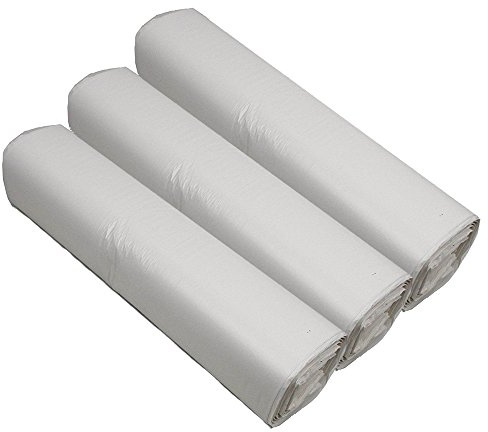 40L White Swing Bin Liners/Bags - 300 refuse sacks - White