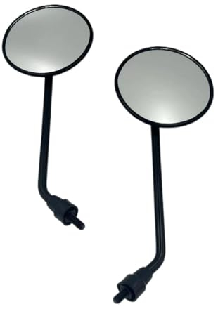Universale Specchietti Moto E9 Omologati, 2 Pezzi Specchietto Retrovisore M8, Specchietti Retrovisori Regolabili per Scooter, ATV, Moped, Roller, Cruiser