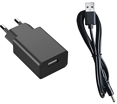 EDISION NETZTEIL 2in1 USB Type 5V/1.0A 2pin EU, ORIGINAL, UNIVERSAL, Picco T265, Picco T265+, Picco T265 pro, Picco Cable, HYBRID lite, Picco T2, Schwarz