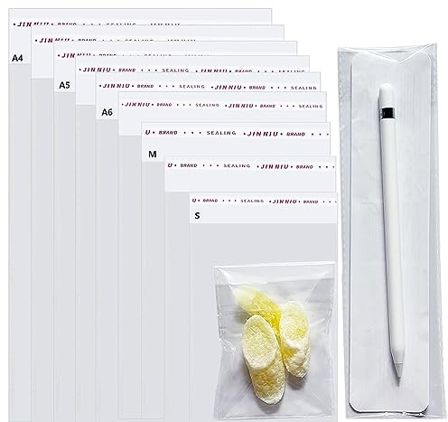 Flimflim 100pcs Transparent Polypropylene Cellophane Bags, 5.5x7.4 Multi-Purpose Gift Bags for DIY Handmade, Weddings, Parties
