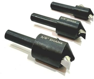 MachEl Set of 3 Fly Cutters with 3/8 Shank and HSS Tool Bit