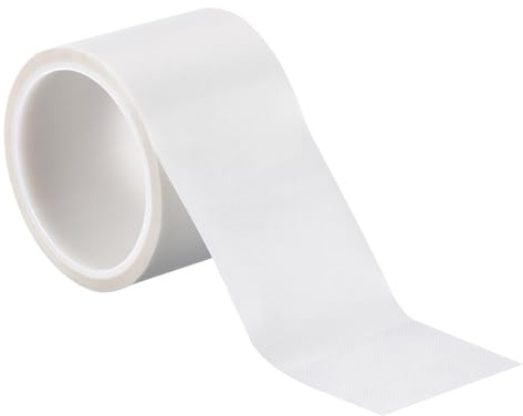 PATIKIL Heat Resistant Tape, 2.8 Inch x 33 Feet High Temperature Tape PTFE Adhesive High Heat Tape Waterproof for Vacuum Sealer Machine Insulation Protection, White, 0.13mm Thick