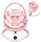 Baby Bouncer, Portable Electric Baby Swing with Bluetooth, 5 Swing Speed, 10 Lullabies, 5-Point Harness, Remote Control & Touch Panel - Bouncer from Birth for Indoor & Outdoor Use(Pink)