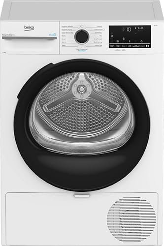 Beko BM3T3944W 9kg Tumble Dryer With Heat Pump Technology - White - A+++ Rated, H84.6 x W59.8 x D62.7 (cm)