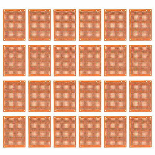 20pcs 5 cm × 7 cm kit di circuiti del circuito di scheda, kit di elettronica fai -da -te universale per saldatura fai -da -te e circuiti di progetto elettronici