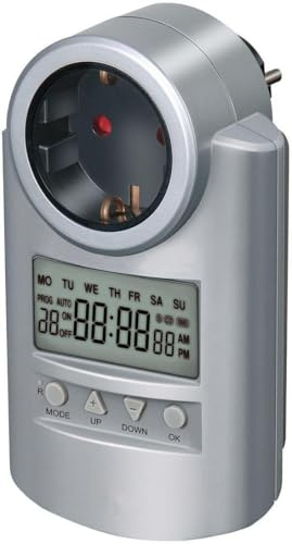Reloj conmutador Digital de Enchufe, programación semanal, Temporizador, automatización de Dispositivos eléctricos.