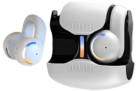 Auricolari con clip, auricolari aperti, comodi auricolari senza fili, con cancellazione del rumore, vestibilità sicura, leggeri, per sport, corsa, sonno, viaggi, allenamenti e doccia