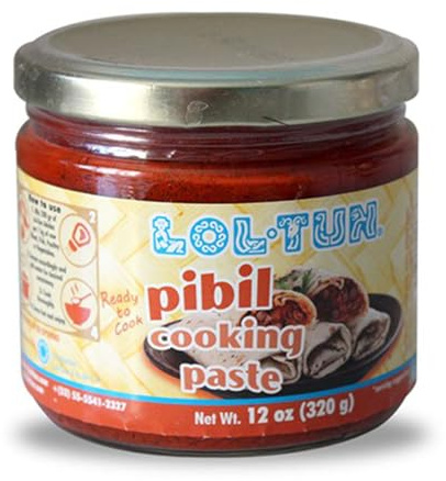 Loltun Pibil Cooking Paste 320g | Ready to Use Marinade From Achiote for Meats, Pibil Dishes