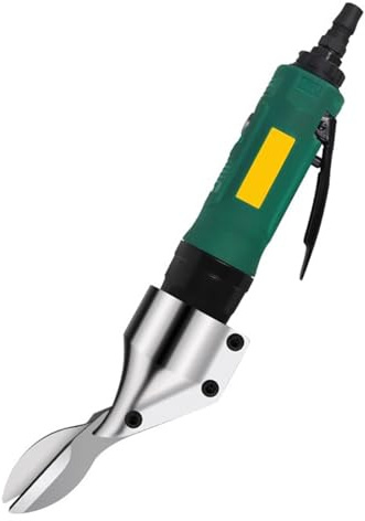 Cortador de corte neumático, tijeras de aire de 2 cuchillas, velocidad libre 2.600 RPM, capacidad de acero de 1.0 mm, capacidad de aluminio de 1.6 mm, cortador industrial para chapa de hierro y