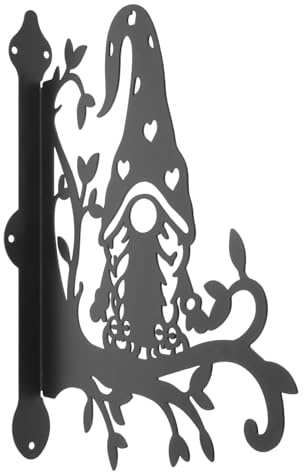 FUTUREORYY Soporte Colgante De Plantas De Exterior Para Pared, Hierro Resistente, Diseño Forma De Pequeña Figura, Soporte Práctico Para Macetas, Adecuado Balcón y Jardín