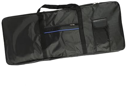 #N/a Funda para Teclado Electrónico de 61 Teclas Bolsa de Viaje Cubierta Acolchada Estuche para Órgano a Prueba de Golpes Y Resistente Al Agua Adecuado Pa, Tela Oxford 600d