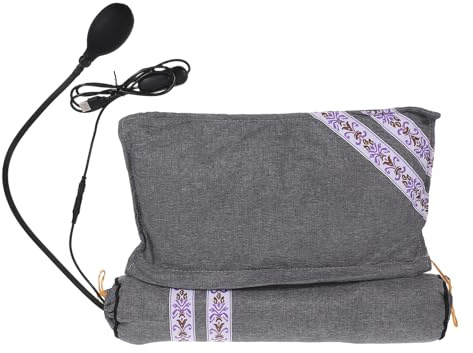 Homoyoyo Health Preserving Pillow USB Electric Heated Neck Support Cushion for Travel Home Office Adjustable Heating Pad