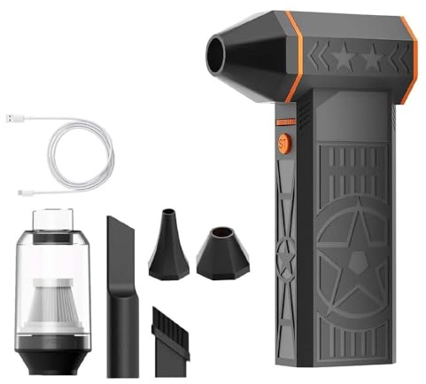 Spazzaneve elettrico, 120 W, spazzaneve portatile, 160.000 giri/min con batteria 8000 mAh, spazzaneve elettrico per auto, camion