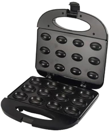 HVRFJXI Electric Walnuts Cake Waffles Maker with 12 Holes Nonstick Pastry Nut Waffles Bread Maker Kitchen Biscuits Making Tool Small Baking Breakfast Machine