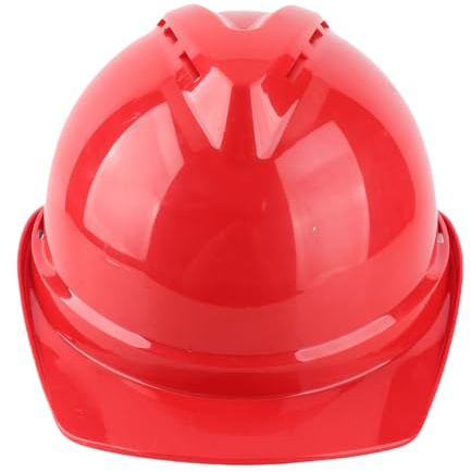 QANYEGN Casco di sicurezza, elmetto protettivo di sicurezza traspirante, elmetto protettivo in ABS tipo V ad alta resistenza con lente per edilizia, ambienti industriali