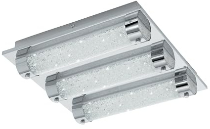 EGLO LED Deckenleuchte Tolorico, 3 flammige Deckenlampe Bad