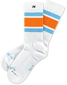 Spirit of 76 Herren & Damen Retro Socken mit Streifen