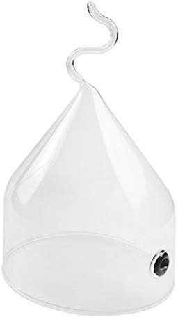 GaoYunQin Cocktails fumées Pistolet Affichage en Verre Cloche en Dôme, des Cocktails Infuseur de Fumée Accessoire, Dôme de Verre pour Smoker Gun Boissons Alimentaires
