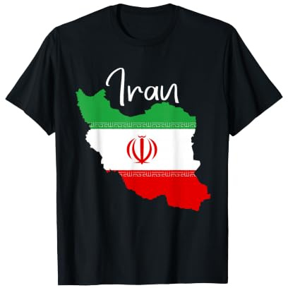 iran flag tshirt, Iranian map tshirt, iran shirt for women T-Shirt