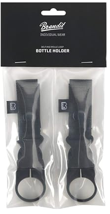 Brandit Belt and Molle Loop Bottle Hol, Farbe: black, Größe: OS