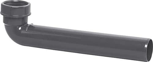 Cornat Rezyklat Winkel-Anschlussrohr - 90° Abzweig - 250 mm - Hergestellt aus recycelten Kunststoffen - Made in Germany Qualität / T355304R | Hergestellt aus recycelten Kunststoffen – Made in Germany Qualität – für Anschluss – für Rohre – recycelte Kunststoffe