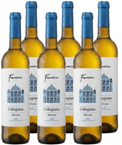 Vino Blanco COLEGIATA MALVASIA - 6 bot x 75 cl. - FRESCO, FRESCO Y CON CHISPA - Malvasia Vino de Toro Fariña -