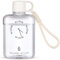 NiHome Flache Trinkflasche 360ml, BPA-freie Schlanke Wasserflasche für Handtasche und Outdoor, Auslaufsicher, Leicht & Kompakt für Reisen, Sport und Fitness, Flache Wasserflasche，Temperaturbeständig