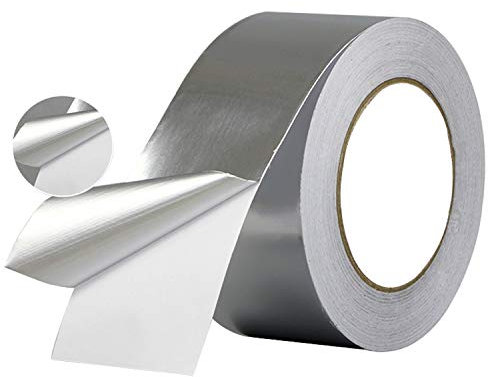 QQYDZSW Office Products Aluminum Foil Tape - Heat Resistant Aluminium - Best for HVAC, Ducts, Insulation and Heavy Duty Aluminum Foil TapeSealing Waterproof Tape Trapping Tape Aluminum Tin Foil