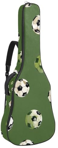 Gitarrentasche in voller Größe, 101,6 cm, 104,4 cm, 106,7 cm, Tragetasche für E-Bass, klassische Gitarre, Französische Bulldogge, Mehrfarbig 04, 42.9x16.9x4.7 in, Lässiger Tagesrucksack