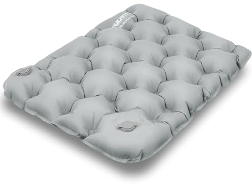 EULANT Hand-Press Inflatable Seat Cushion,Waterproof Air Cushion,Portable Sit Mat Pad for Camping Walking Hiking Travel Fishing Boating Flying Backpacking,or at Concerts Beach Lawn Floor Office