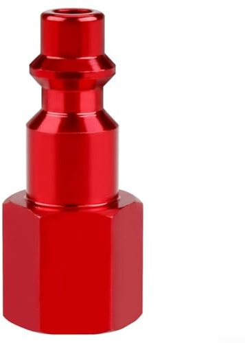 Kit de accesorios de compresor de aire de conector rápido neumático de 14 piezas con tamaño de rosca de 1/4 pulgadas, acoplador de aluminio y accesorios de manguera de aire industrial