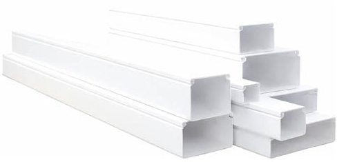 Canaleta 100x60 – 2 Metros – PVC Resistente – Gestión De Cables – Montaje Sencillo – Apto Para Instalaciones Eléctricas – Blanco