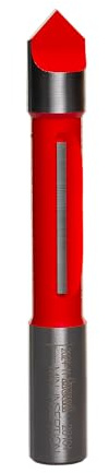 Freud 28-104 Fraise à défoncer double cannelure de 1,27 cm de diamètre avec tige de 1,27 cm
