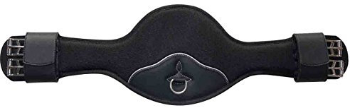 DT Saddlery Kurzgurt Butterfly Länge 65 cm, schwarz Dressurgurt Rainer Gurt 5-10 cm LÄNGER BESTELLEN