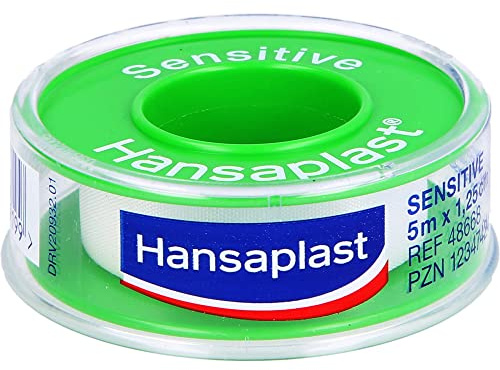 HANSAPLAST Fixierpfl.Sensitive 1,25 cmx5 m Schub 1 St