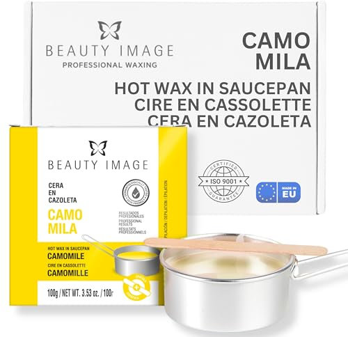 Beauty Image Camomile Hot Wax On a Pot