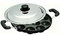 Shradha Trading Non Stick Appam Patra, Appam Maker, 12 Pits Appam Maker With Lid, 1 Spatula, 1 Scrubber
