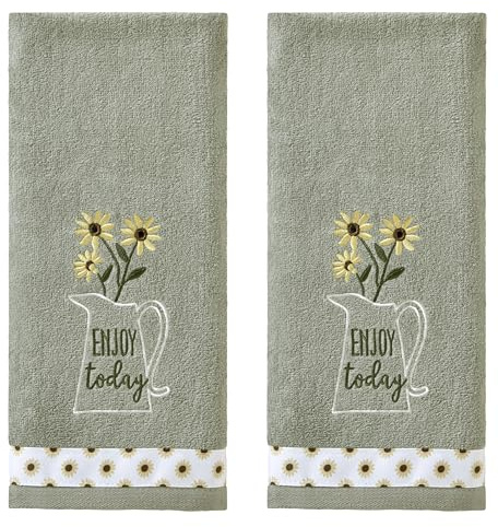 SKL Home Saturday Knight Ltd. - Set di 2 asciugamani Enjoy Today