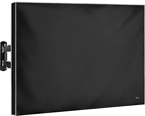 TV Abdeckung Outdoor 85 Zoll – Wetterfest Wasserdicht Staubdicht – Schutzhülle für Fernseher auf Terrasse, Balkon, Garten – UV-beständig – Robustes Oxford 600D
