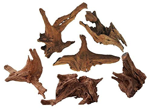 TM Aquatix Aquarium Wood Decoration Premium Pieces 100% Natural (35-40cm, Mangrove)