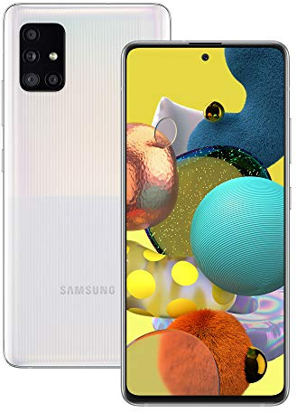 Samsung Galaxy A51 5G Prism Cube White Android Smartphone, SIM Free Mobile Phone, (UK Version)
