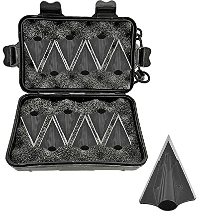 SHARROW 90 Grains Bogenschießen Pfeilspitzen Jagdspitzen Mit 2 Scharfen Klingen Traditionelle Jagd Ziel Pfeil Tipps Eisen Pfeilköpfe Bogensport Broadheads für Pfeil und Bogen