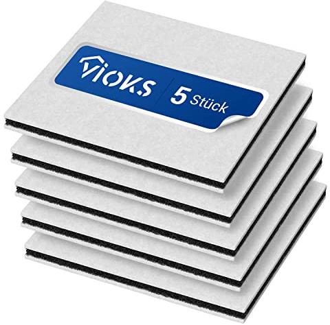 VIOKS Motorfilter 5 stycken ersättning för 482248010228 Trio motorskyddsfilter FC 6033/01 ersättningsfilter förmotorfilter smörgåsfilter hepafilter 3 lager tillbehör reservdelar för dammsugare