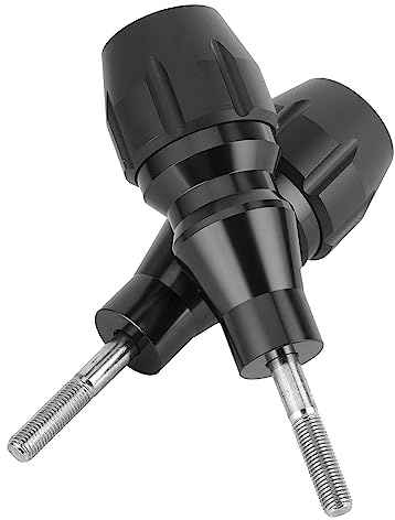 Motorrad Sturzschutz, Crash Protector Sturzpads,10 mm Edelstahl Universal Anti Kollisions Motorrad Sturzschutz Auspuff Rahmengleiter Schutz Schraubendurchmesser für Motorräder