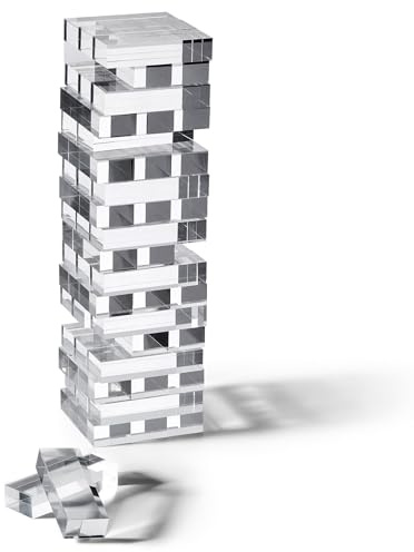 Philippi - YAP Geschicklichkeitsspiel - Stapelturm aus Acryl mit 54 Steinen