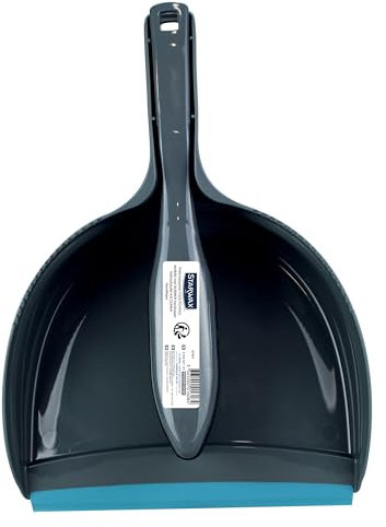 STARWAX – Set paletta e scopino ergonomico – bordi dentati – accessorio pulizia casa – 33 cm