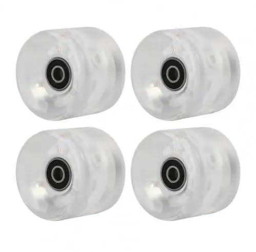 Rollschuh-Räder, 1 Set, Rollschuh-Räder, leuchtend, schnell drehbar, rutschfest, Gleitrollen, Ersatz für Skaten, Roller, Skateboard, leuchten