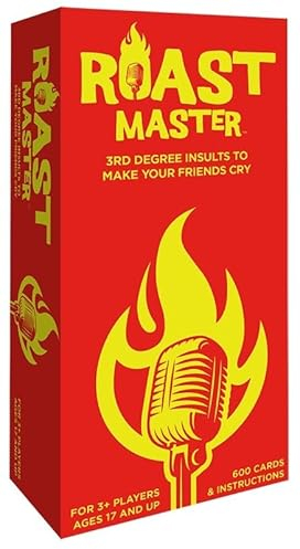 Roast Master Card Game | HIlarious Card Game | Party Game for Ages 17+, Red